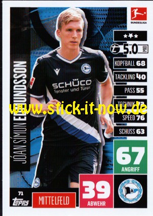 Topps Match Attax Bundesliga 2020/21 - Nr. 71