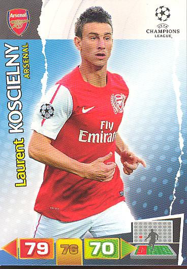 Laurent Koscielny - Panini Adrenalyn XL CL 11/12 - FC Arsenal