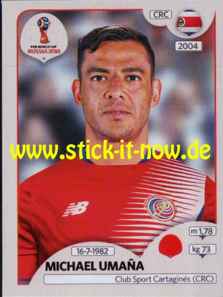 Panini WM 2018 "Sticker" - Michael Umana - Costa Rica