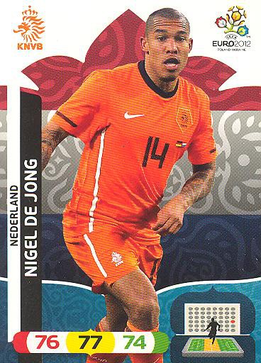 Panini EM 2012 - Adrenalyn XL - Nigel de Jong - Niederlande