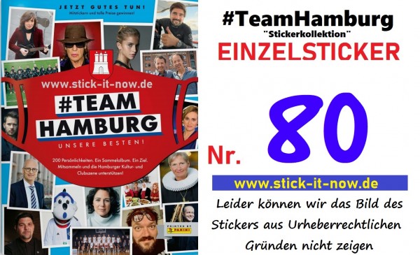 #TeamHamburg "Sticker" (2021) - Nr. 80