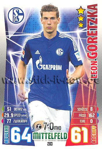 Match Attax 15/16 - Leon GORETZKA - FC Schalke 04 - Nr. 283
