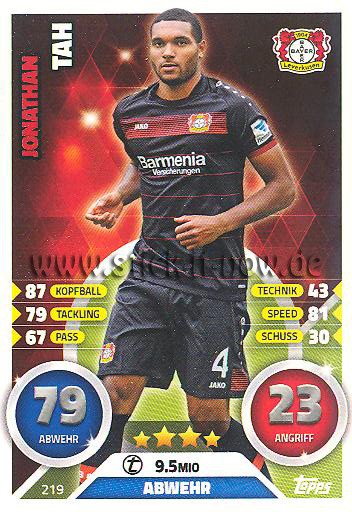 Topps Match Attax Bundesliga 16/17 - Nr. 219