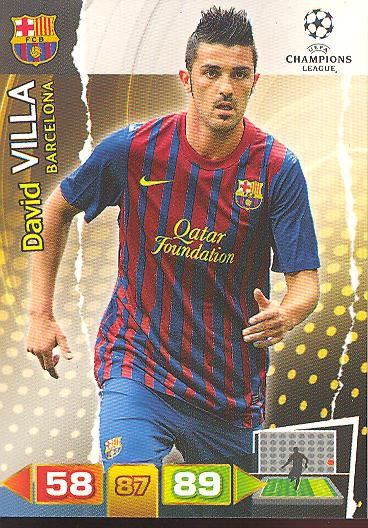 David Villa - Panini Adrenalyn XL CL 11/12 - FC Barcelona