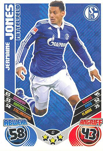Match Attax 11/12 Extra - JERMAINE JONES - FC Schalke 04 - Nr. 47