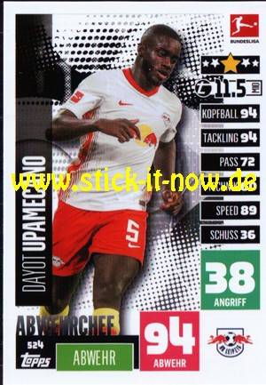 Topps Match Attax Bundesliga 2020/21 "Extra" - Nr. 524