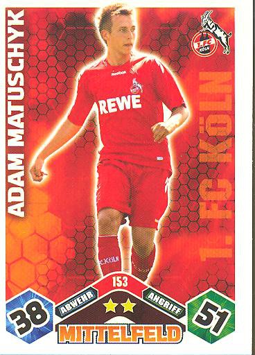 Match Attax 10/11 - ADAM MATUSCHYK - 153