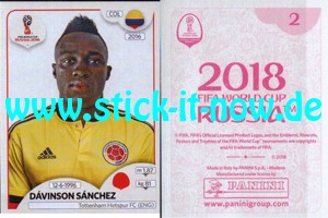 Panini WM 2018 Russland "Sticker" INT/Edition - Nr. 626