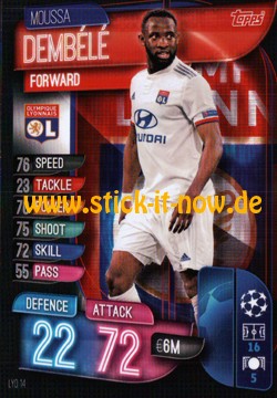 Match Attax Champions League 2019/20 - Nr. LYO 14