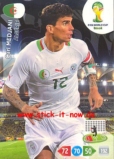 Panini Adrenalyn XL Brasil WM 2014 - Carl MEDJANI