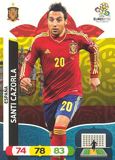 Panini EM 2012 - Adrenalyn XL - Santi Cazorla - Spanien