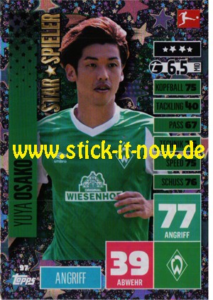 Topps Match Attax Bundesliga 2020/21 - Nr. 97 (Star-Spieler)