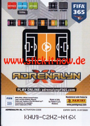 Panini FIFA 365 Adrenalyn XL (2020) - Nr. 319 (Fans)