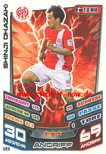 Match Attax 13/14 - FSV Mainz 05 - Shinji Okazaki - Nr. 213