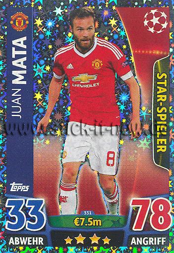 Champions League - Match Attax 15/16 - Nr. 331