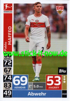 Topps Match Attax Bundesliga 18/19 "Action" - Nr. 418