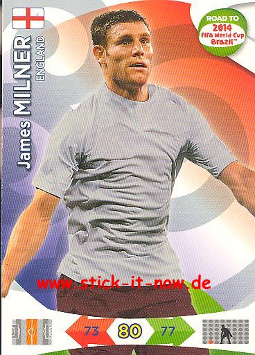 Panini Adrenalyn XL Road to WM 2014 - James MILNER