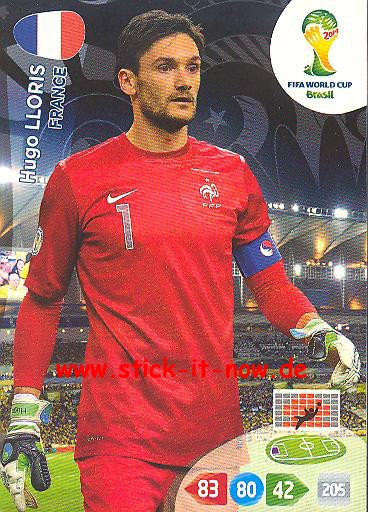 Panini Adrenalyn XL Brasil WM 2014 - Hugo LLORIS