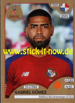 Panini WM 2018 Russland "Gold Edition" - Nr. 546