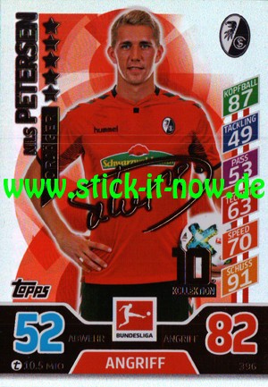 Topps Match Attax Bundesliga 17/18 - Nr. 396 (Torjäger)