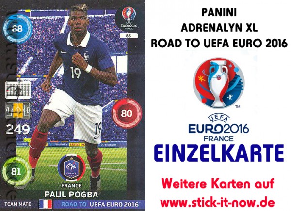 Adrenalyn XL - Road to UEFA Euro 2016 France - Nr. 85