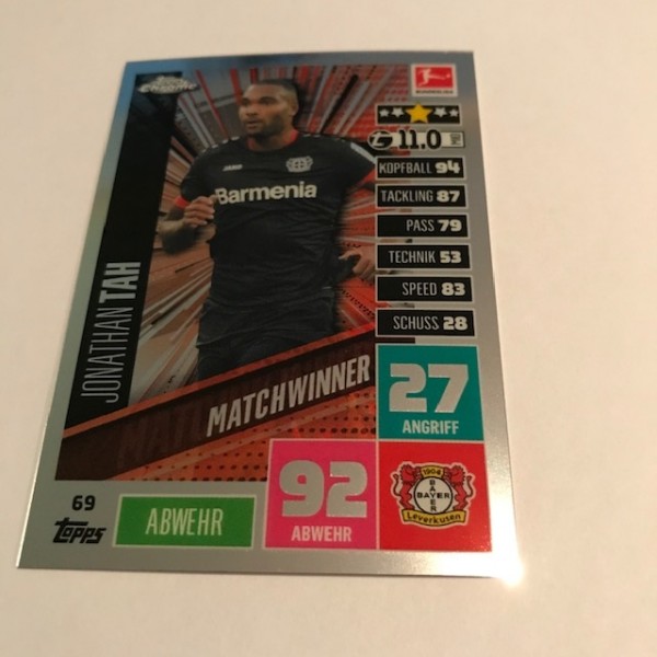 Match Attax BL Chrome 20/21 - Nr. 69 - TAH