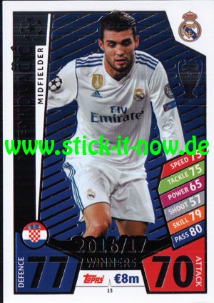 Match Attax Champions League 17/18 - Nr. 13 (Winners 16/17)