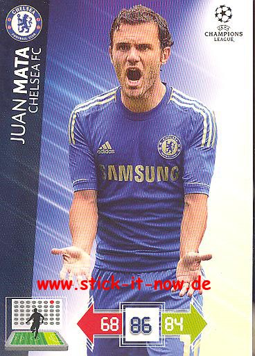 Panini Adrenalyn XL CL 12/13 - FC Chelsea - Juan Mata