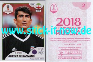 Panini WM 2018 Russland "Sticker" INT/Edition - Nr. 162