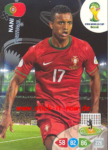 Panini Adrenalyn XL Brasil WM 2014 - NANI