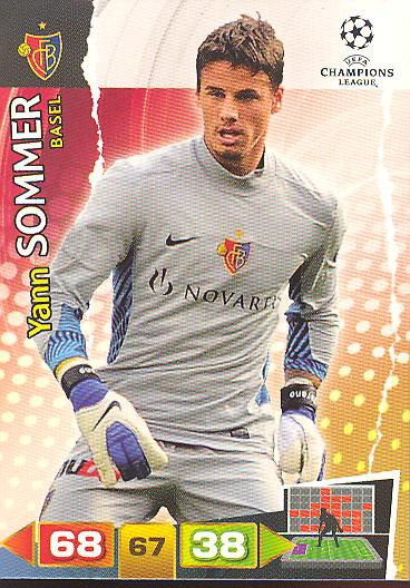 Yann Sommer - Panini Adrenalyn XL CL 11/12 - FC Basel