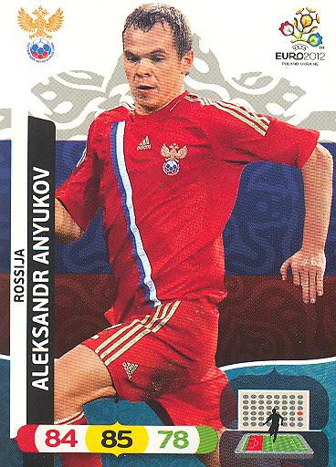 Panini EM 2012 - Adrenalyn XL - Aleksandr Anyukov - Russland