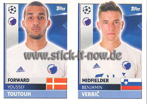 Topps Champions League Sticker 16/17 - Nr. QFD 11 + 12