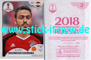 Panini WM 2018 Russland "Sticker" INT/Edition - Nr. 72