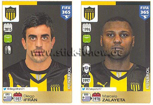 Panini FIFA 365 Sticker - Nr. 847 - 848