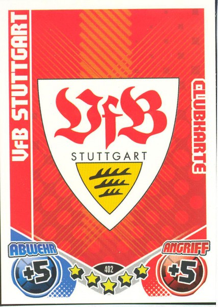 Match Attax 11/12 - VfB Stuttgart - Clubkarte