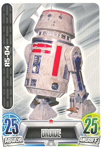 Force Attax Movie Collection - Serie 2 - R5-D4 - Nr. 18