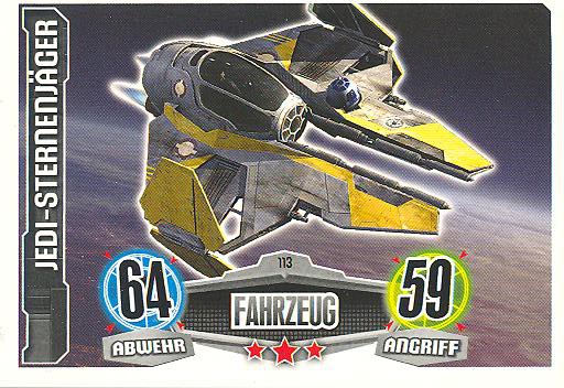 Force Attax - JEDI-STERNENJÄGER - Fahrzeug - Die Republik - Movie Collection