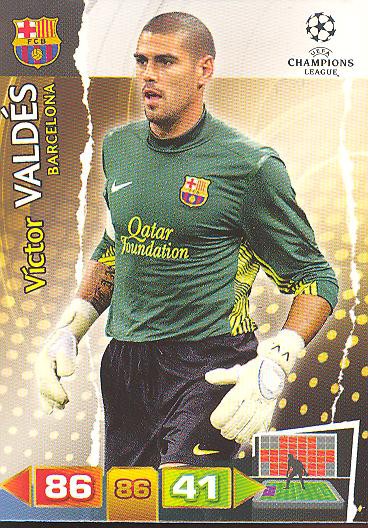 Victor Valdes - Panini Adrenalyn XL CL 11/12 - FC Barcelona