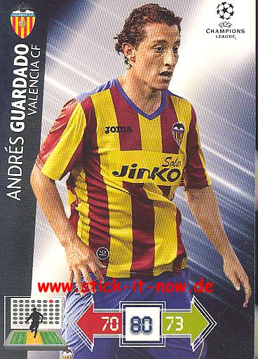 Panini Adrenalyn XL CL 12/13 - FC Valencia - Andres Guardado