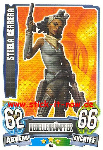 Force Attax - Star Wars - Clone Wars - Serie 4 - STEELA GERRERA - Nr. 94