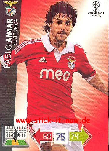 Panini Adrenalyn XL CL 12/13 - Benfica Lissabon - Pablo Aimar