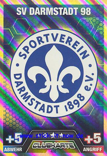 Match Attax 14/15 - CLUBLOGO - FC Darmstadt 98 - Nr. 400 (Logo)