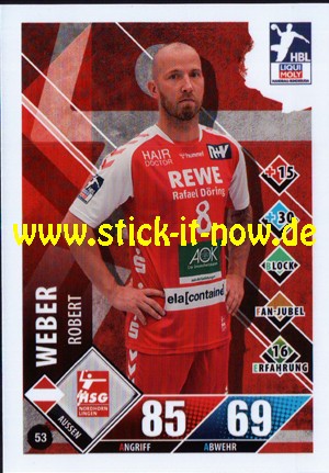 LIQUI MOLY Handball Bundesliga "Karte" 20/21 - Nr. 53