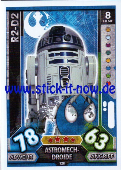 Topps Star Wars FORCE ATTAX UNIVERSE (2017) - Nr. 128