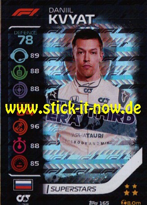 Turbo Attax "Formel 1" (2020) - Nr. 165 (Glitzer)