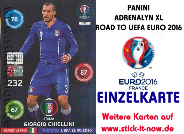 Adrenalyn XL - Road to UEFA Euro 2016 France - Nr. 322