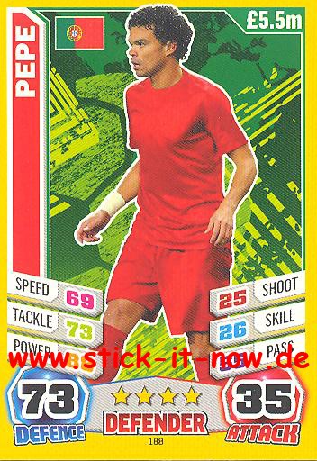 Match Attax "World Stars WM 2014" - PEPE - Nr. 188