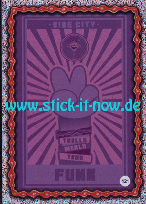 Trolls "World Tour" (2020) - Nr. 121 (Stickerkarte)