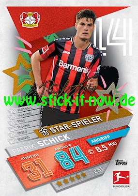 Topps Match Attax Bundesliga 2021/22 - Nr. 251 ( Star-Spieler )